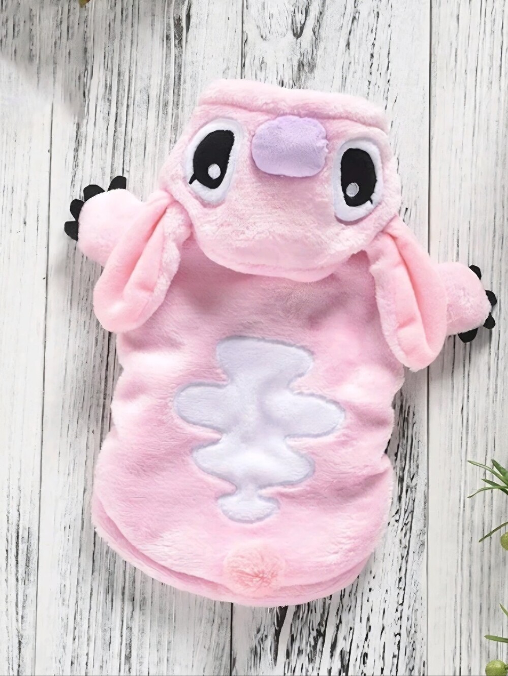 🆕️ Lilo And Stitch Pink Angel Plush Animal Costume Dog Cat Hoodie